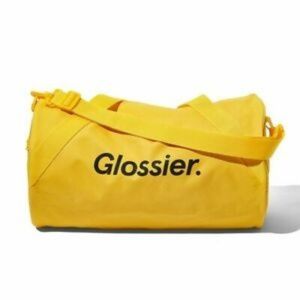 NWT Glossier GlossiWear Sunshine Yellow Duffel Bag